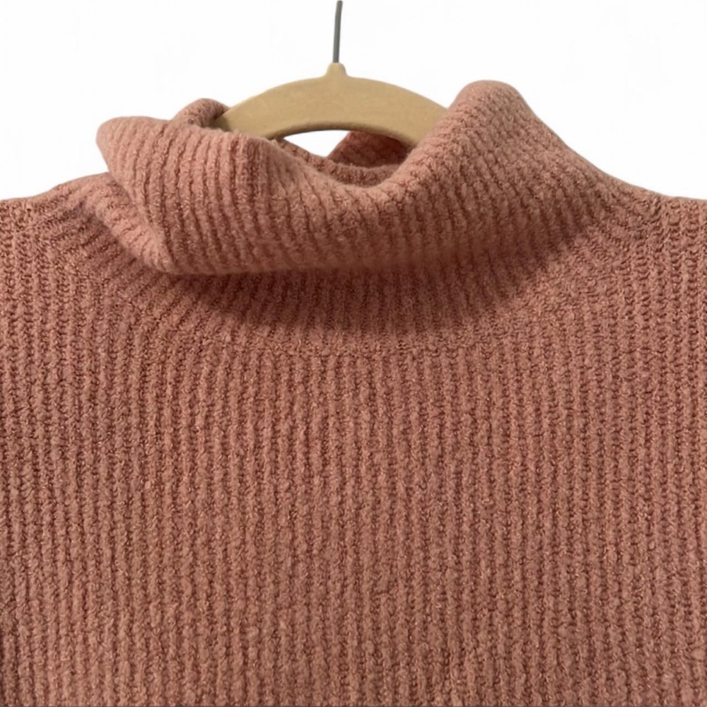 French Connection Urban Flossy Ribbed Cowl Neck Sweater XS - Picture 4 of 7